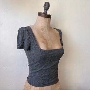 Square neck top 🌚